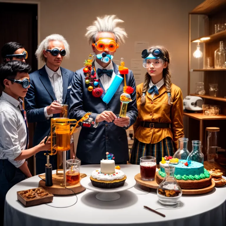 Festa de aniversário com tema de super-heróis da ciência