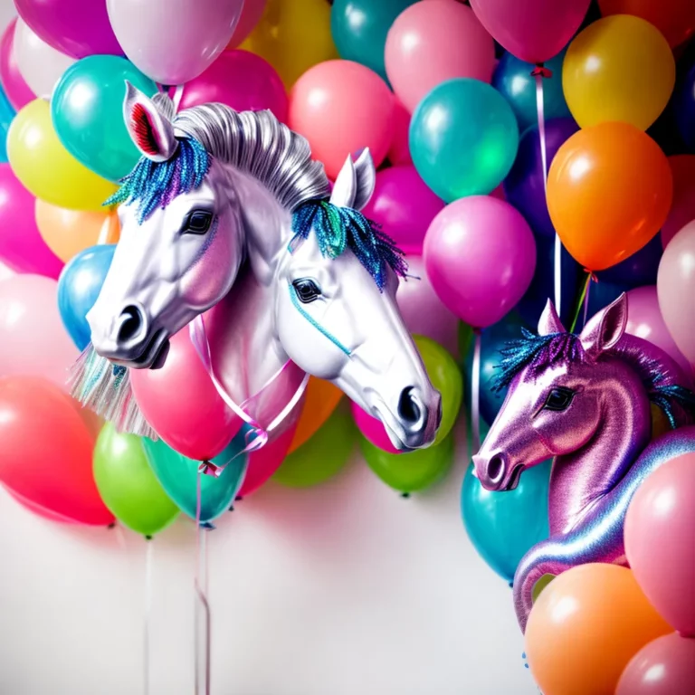 Decoração de festa com tema de animais mágicos