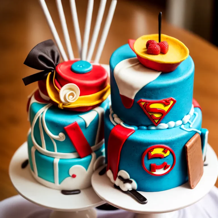 Festa de aniversário com tema de super-heróis da culinária
