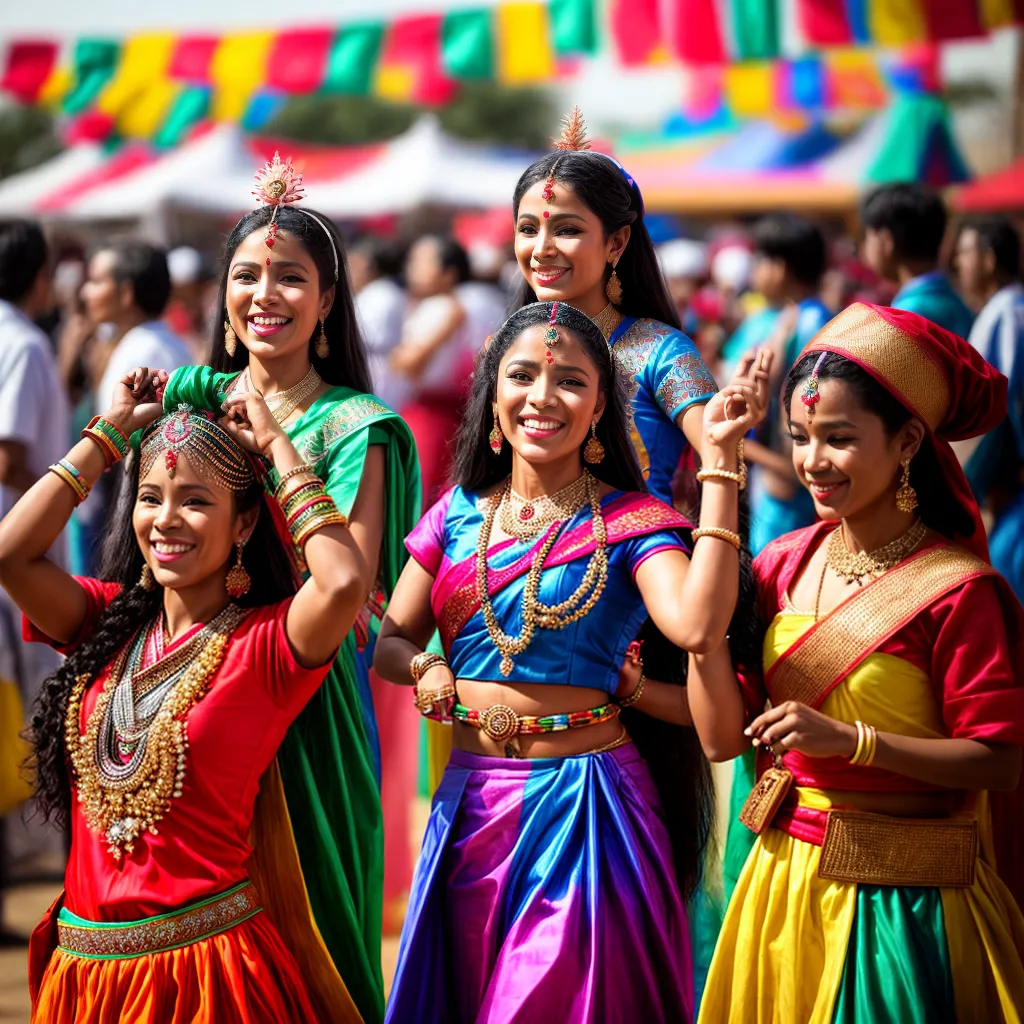 festa cultural diversidade alegria