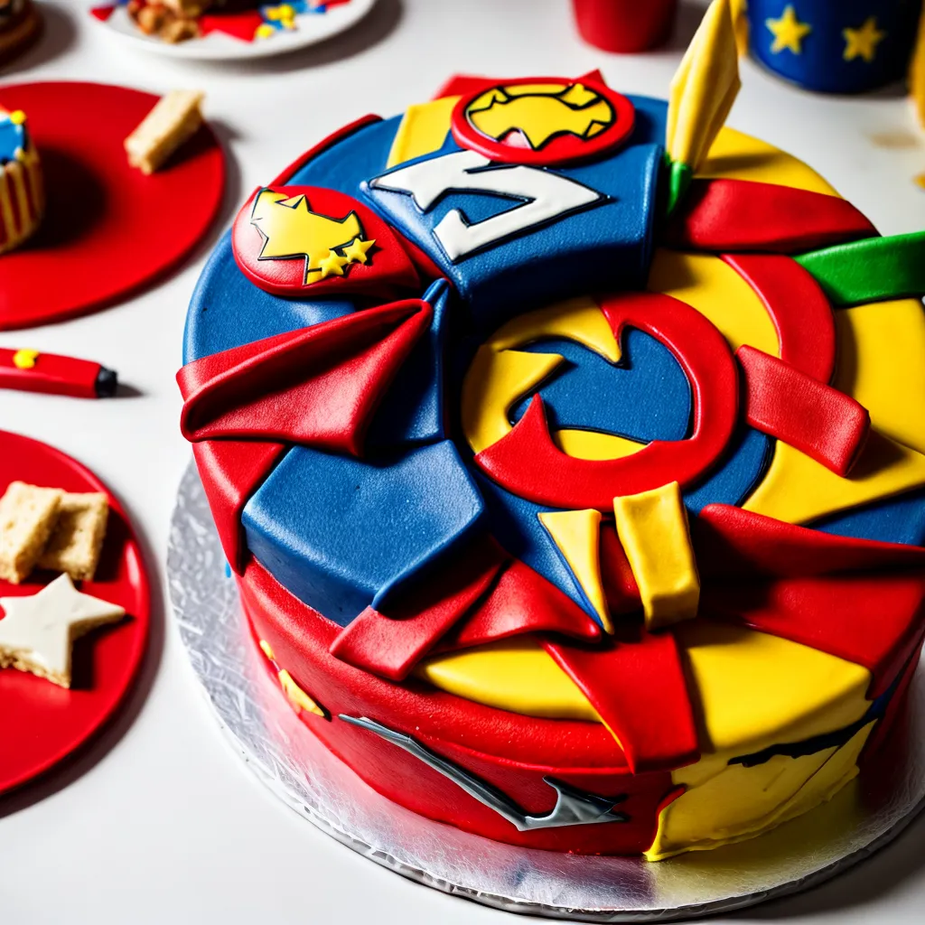 bolo super herois mesa festa criancas