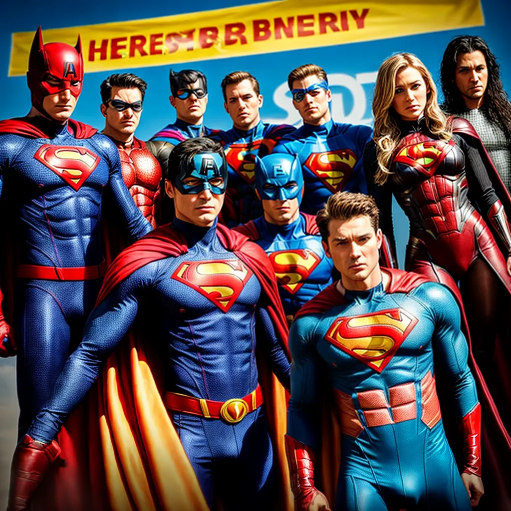 criancas super herois executivos festa