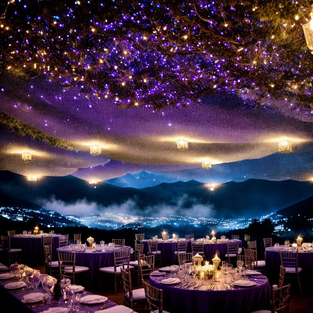 decoracao festa montanhas misterio