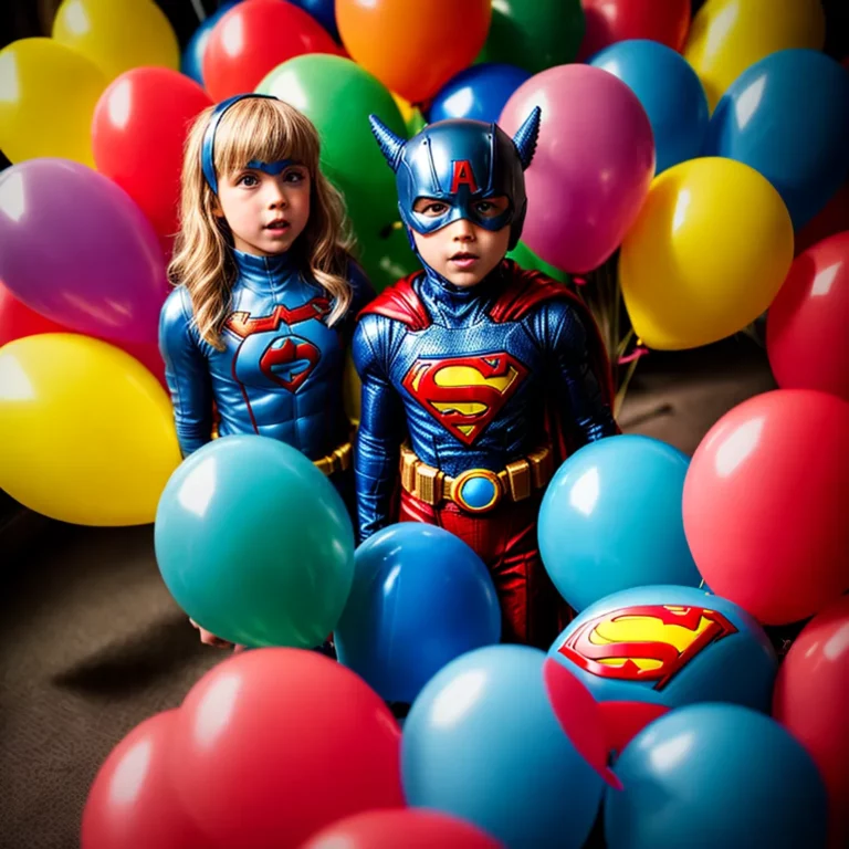 Festa de aniversário com tema de super-heróis do universo
