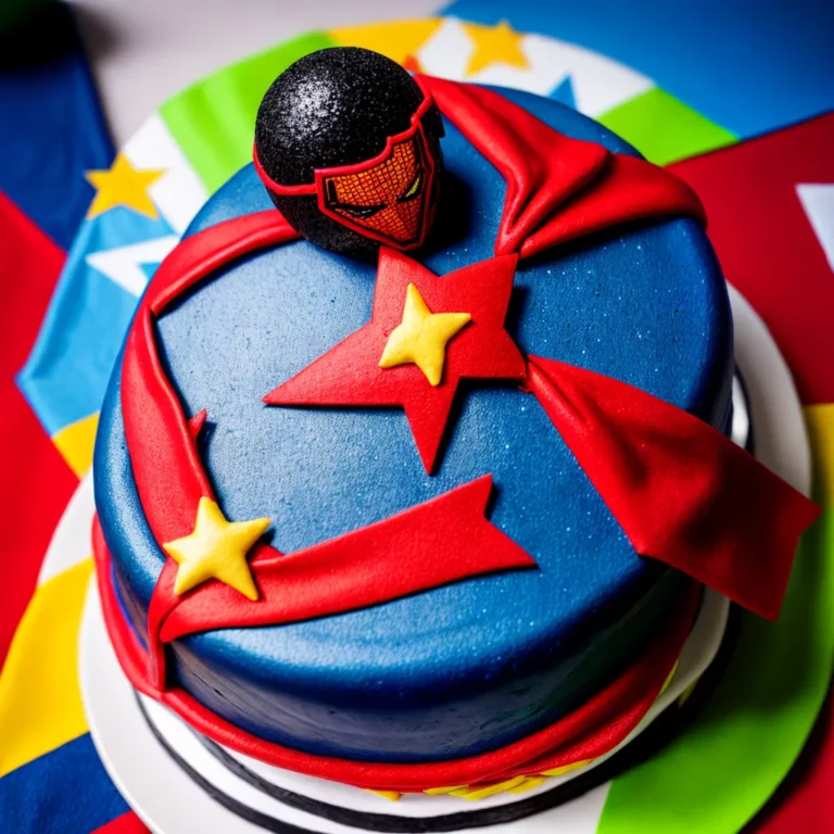 Festa de aniversário com tema de super-heróis da invenção