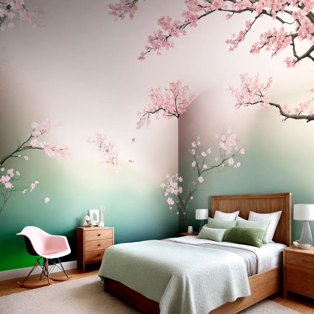 quarto acochoante floral elegante