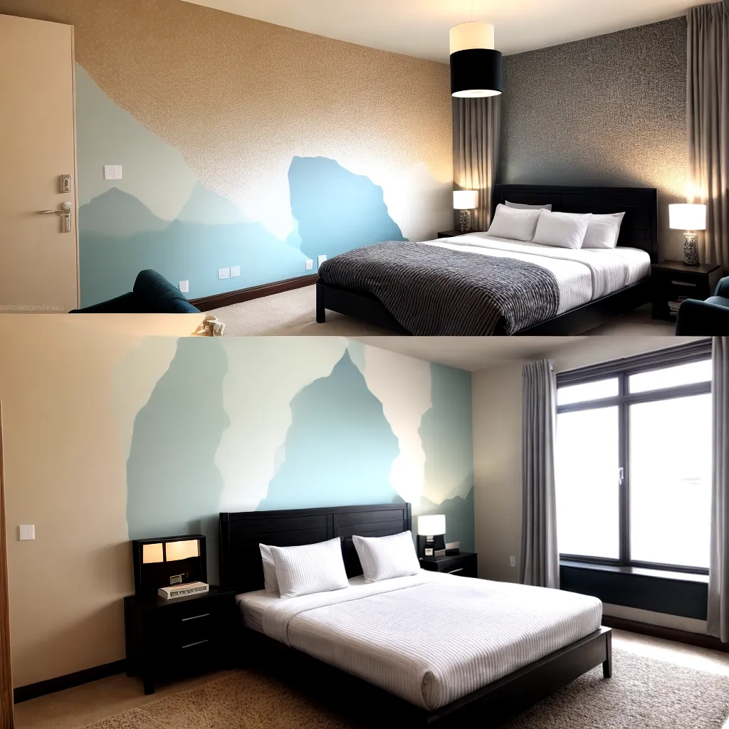 quarto aconchegante parede estilosa