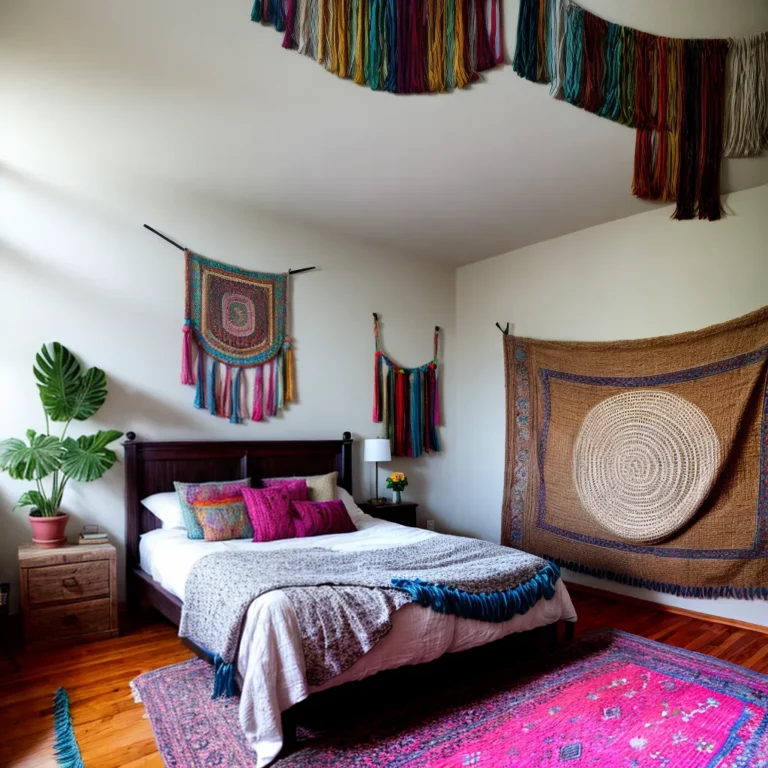 Ideias para decoração de quartos em estilo boho