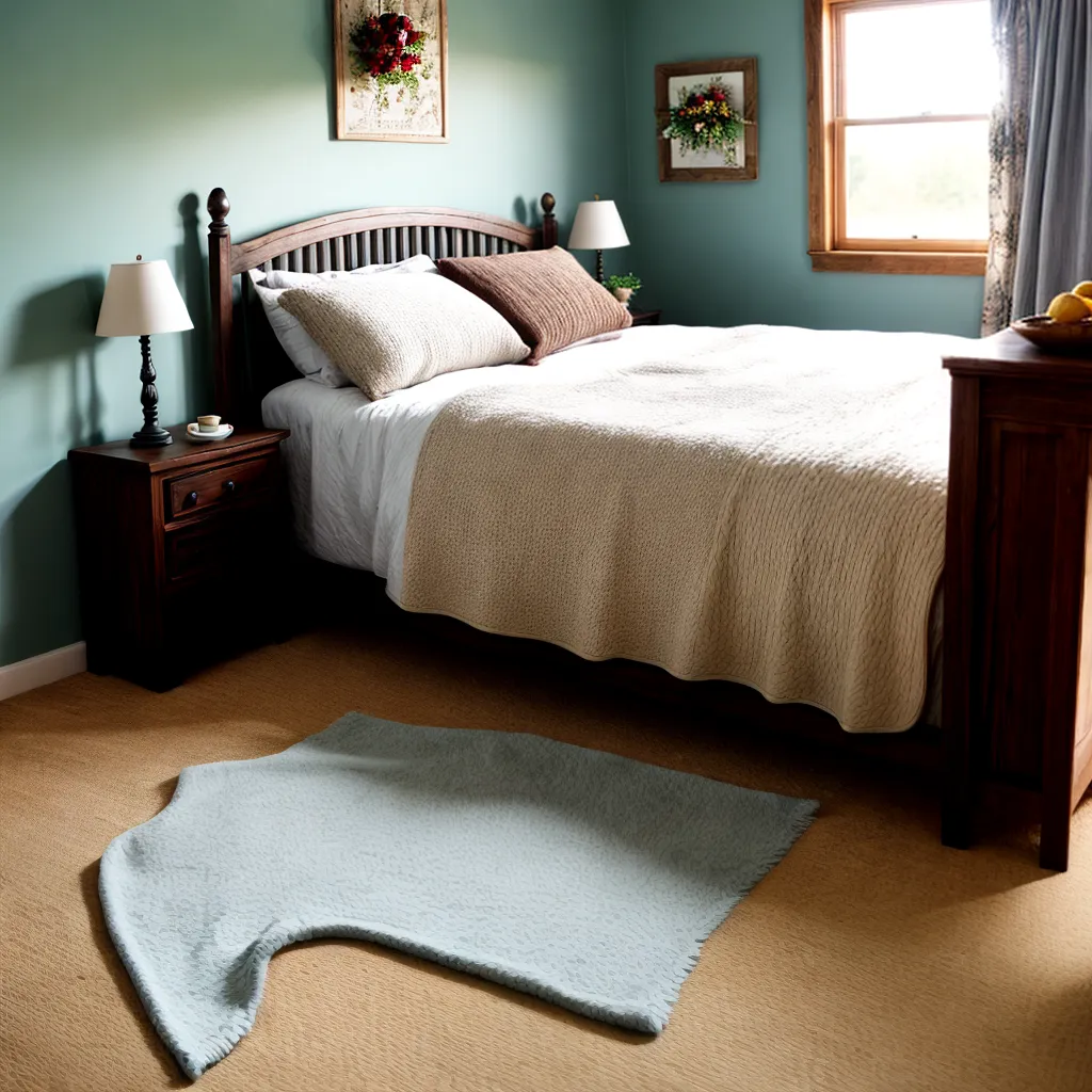 quarto rustico madeira floral sol