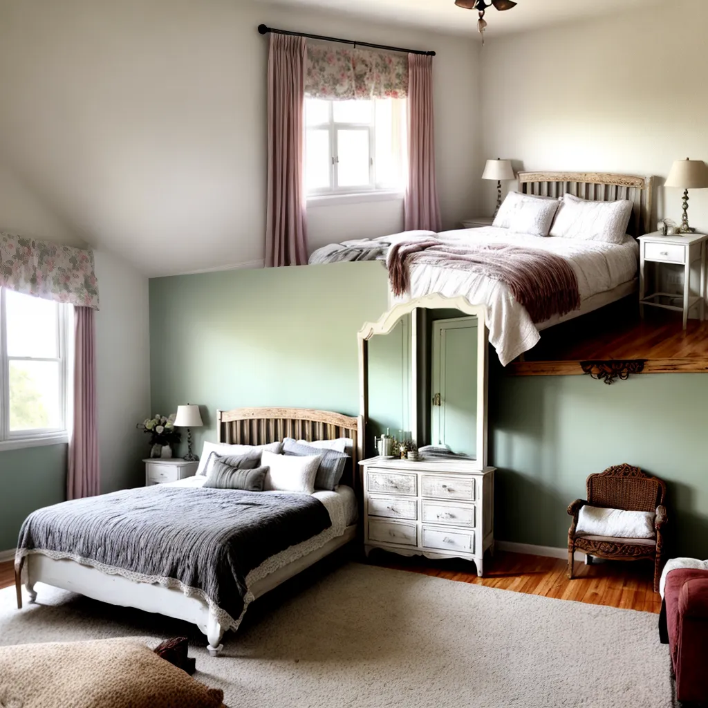 quarto vintage romantico cama madeira quarto vintage romantico cama madeira