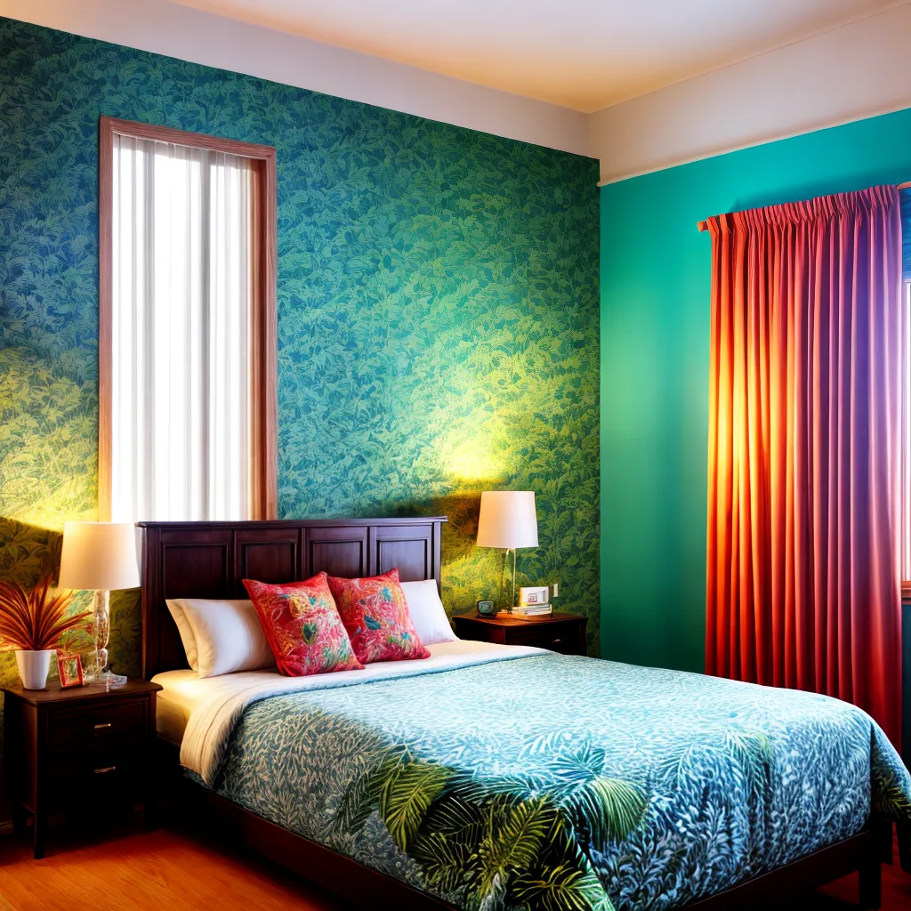 quarto tropical folhas palmeira decoracao quarto tropical folhas palmeira decoracao