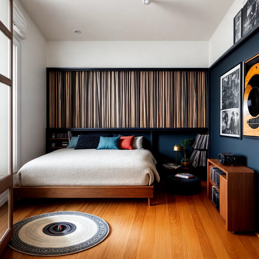 quarto acochoante decoracao musical