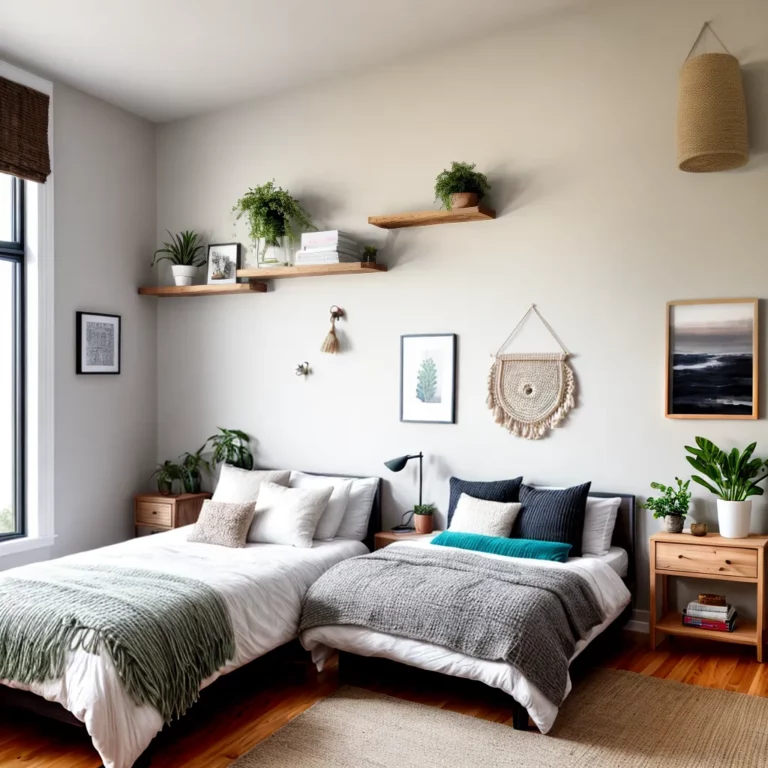 Como usar objetos de decoração na parede do quarto