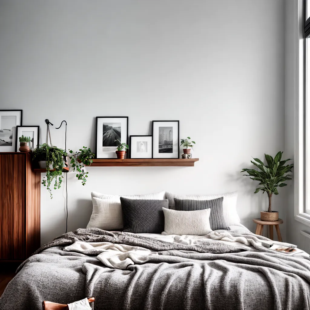 quarto acoalhado decoracao parede vazia
