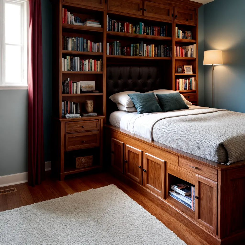 quarto acolhedor estante livros cama quarto acolhedor estante livros cama