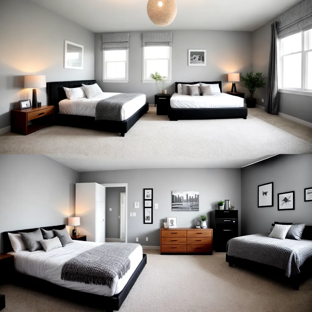 quarto moderno minimalista branco cinza quarto moderno minimalista branco cinza