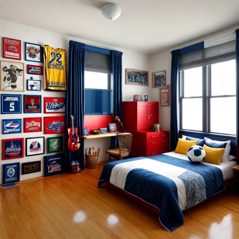Decoração de quartos para quem gosta de esportes