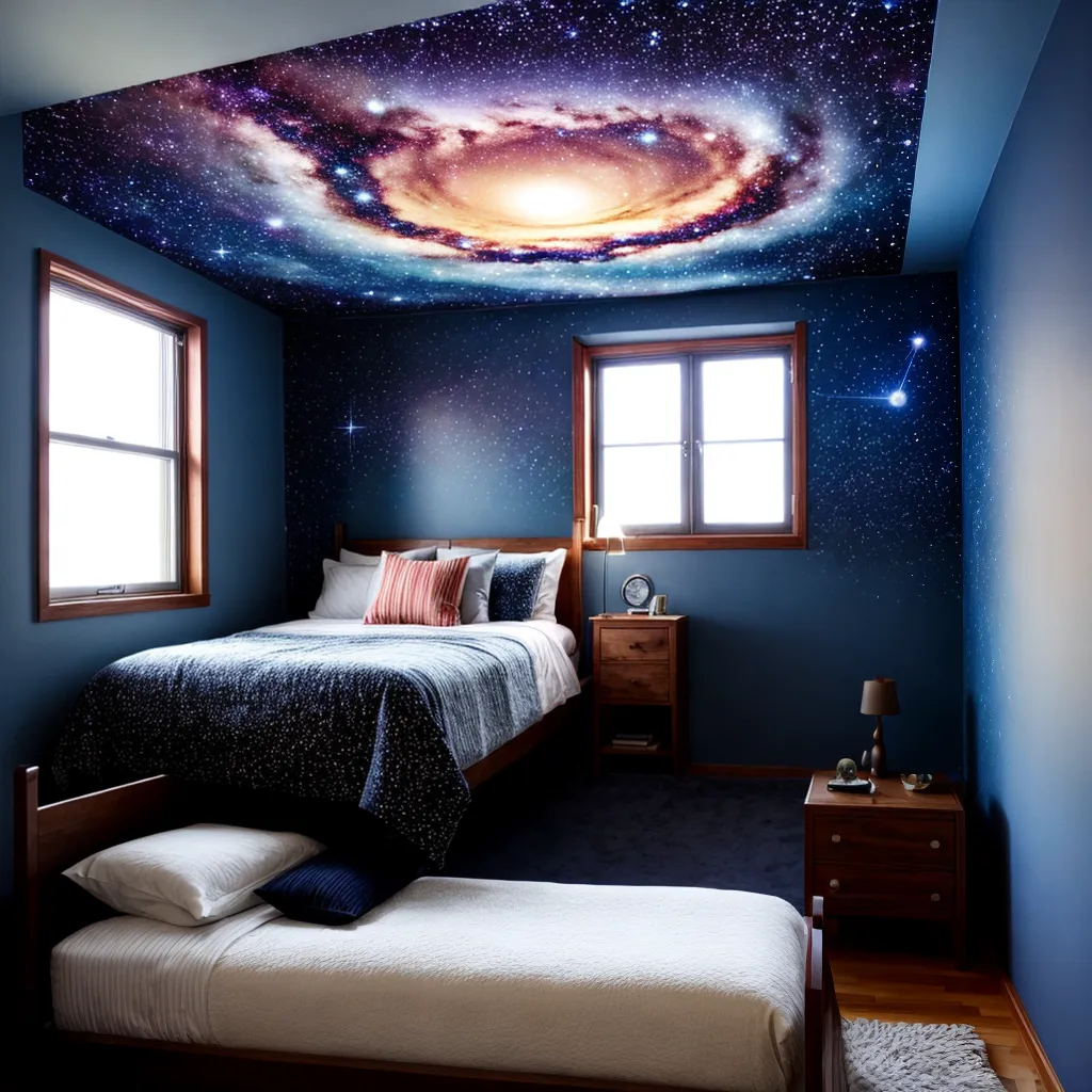 quarto celestial estrelas fada