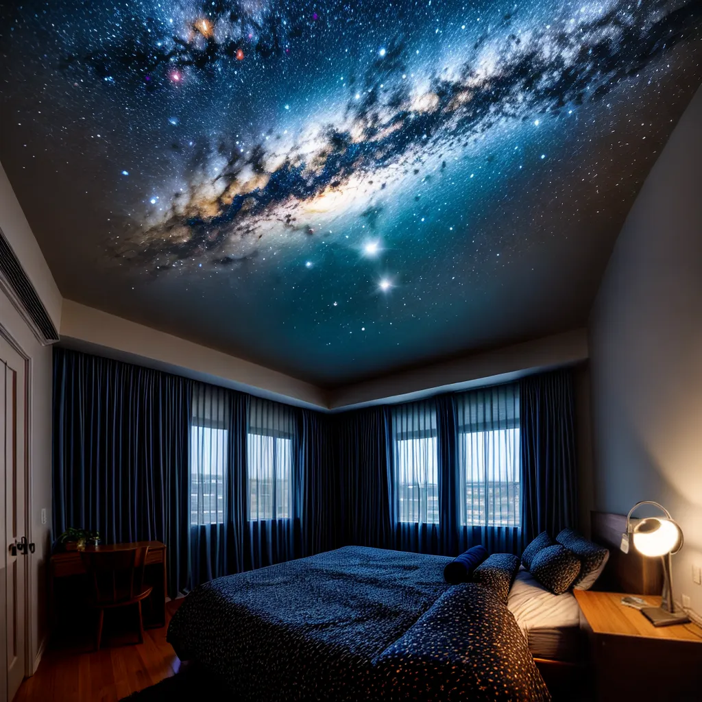 quarto celestial estrelas telescopio