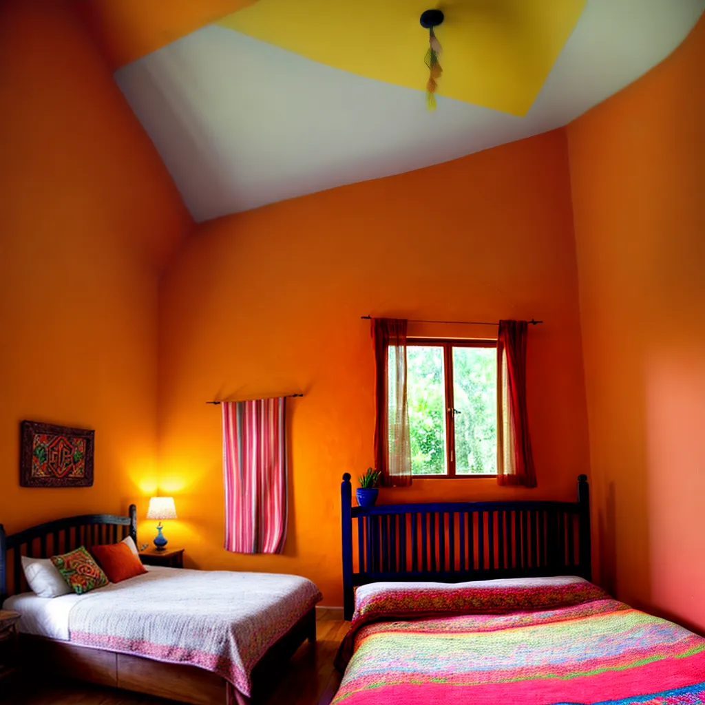 Ideias para decoração de quartos em estilo mexicano