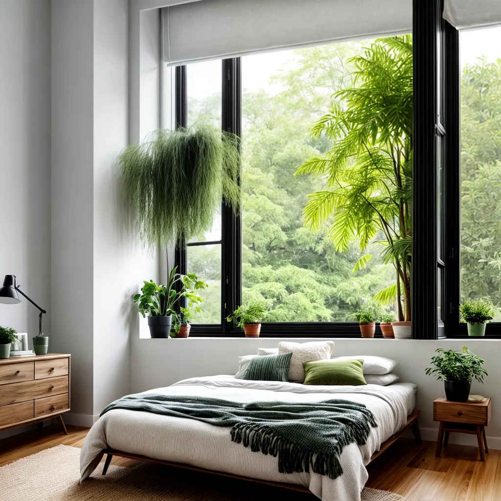 quarto acochoante natureza plantas