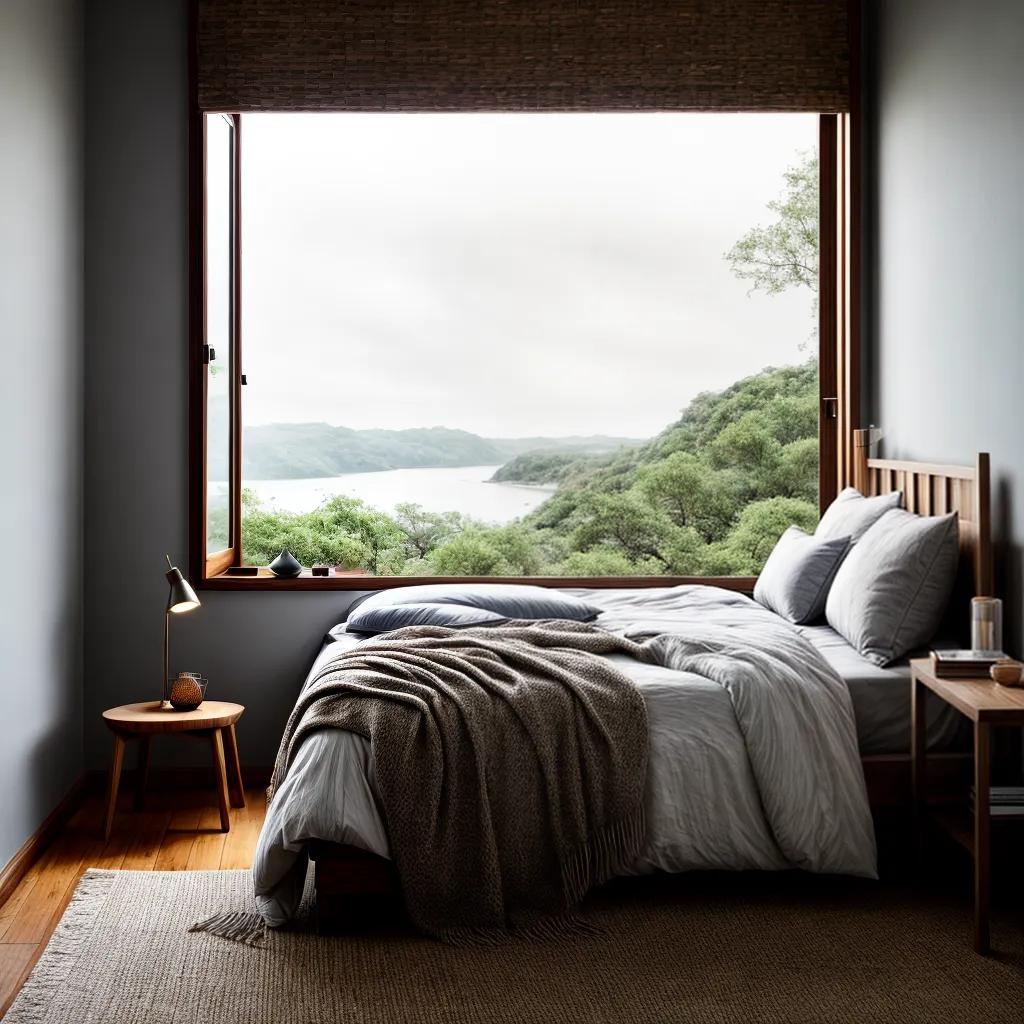 quarto aconchegante natureza rattan