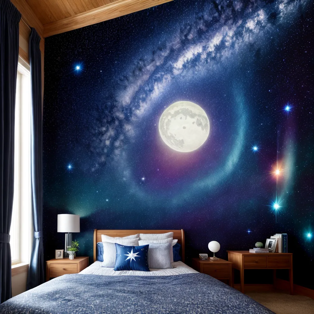 quarto celestial estrelas constelacoes