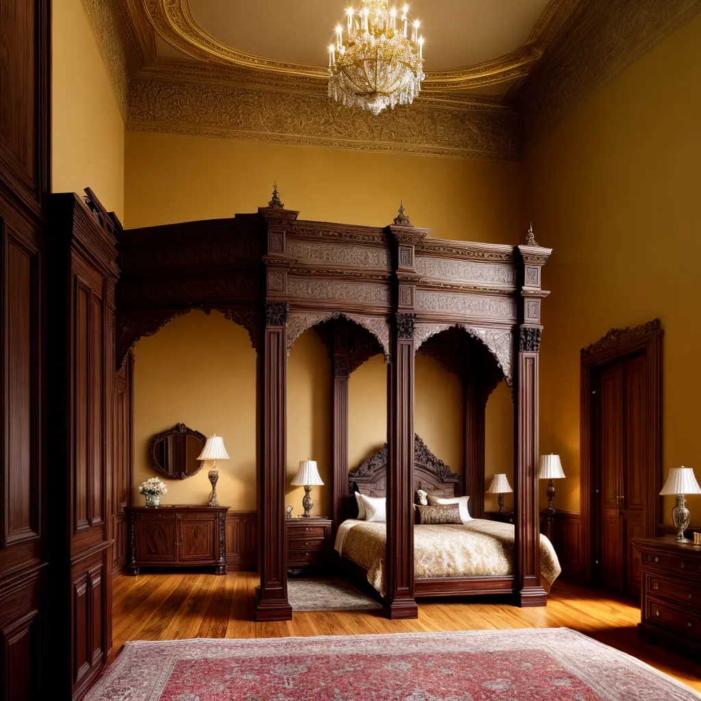 quarto renascentista tapecarias moveis