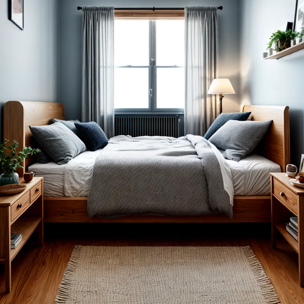 quarto aconchegante vintage escandinavo