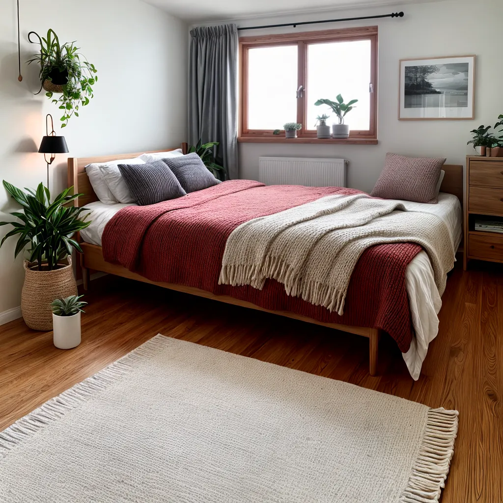 quarto aconchegante vintage escandinavo 1