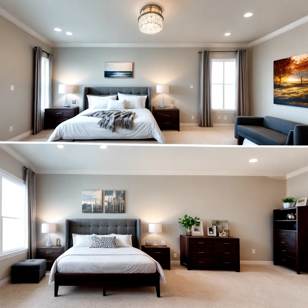 quarto luxuoso classico moderno