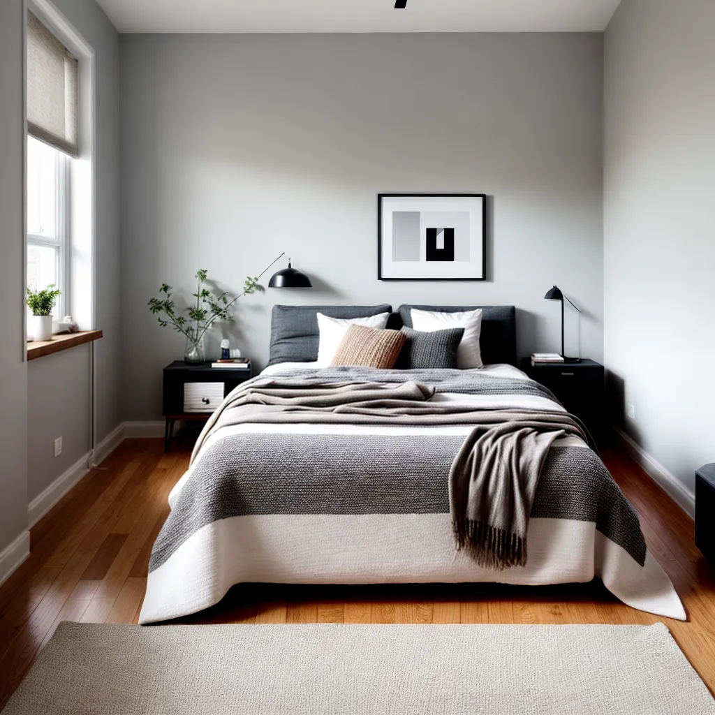 quarto minimalista design escandinavo 1