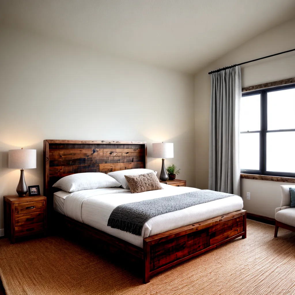 quarto acolhedor rustico madeira plantas