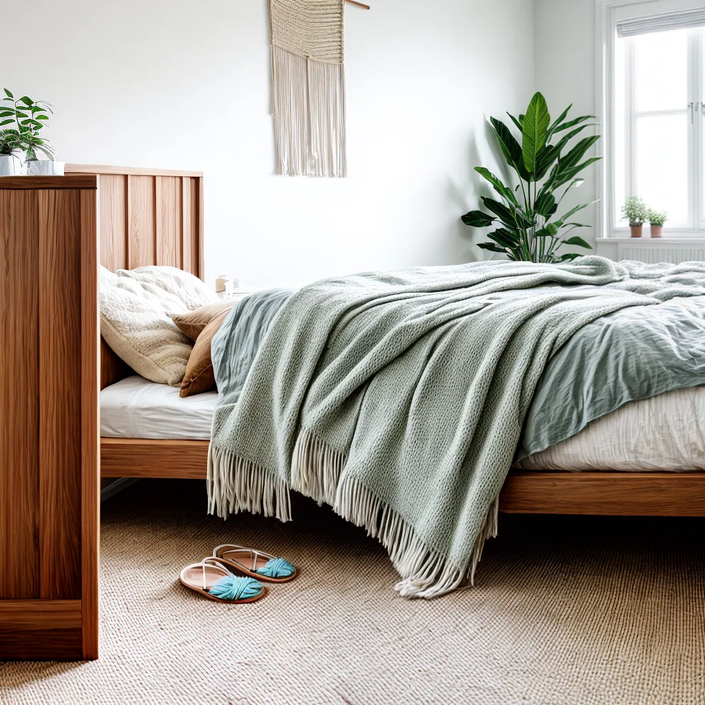 quarto acojedor estilo escandinavo boho