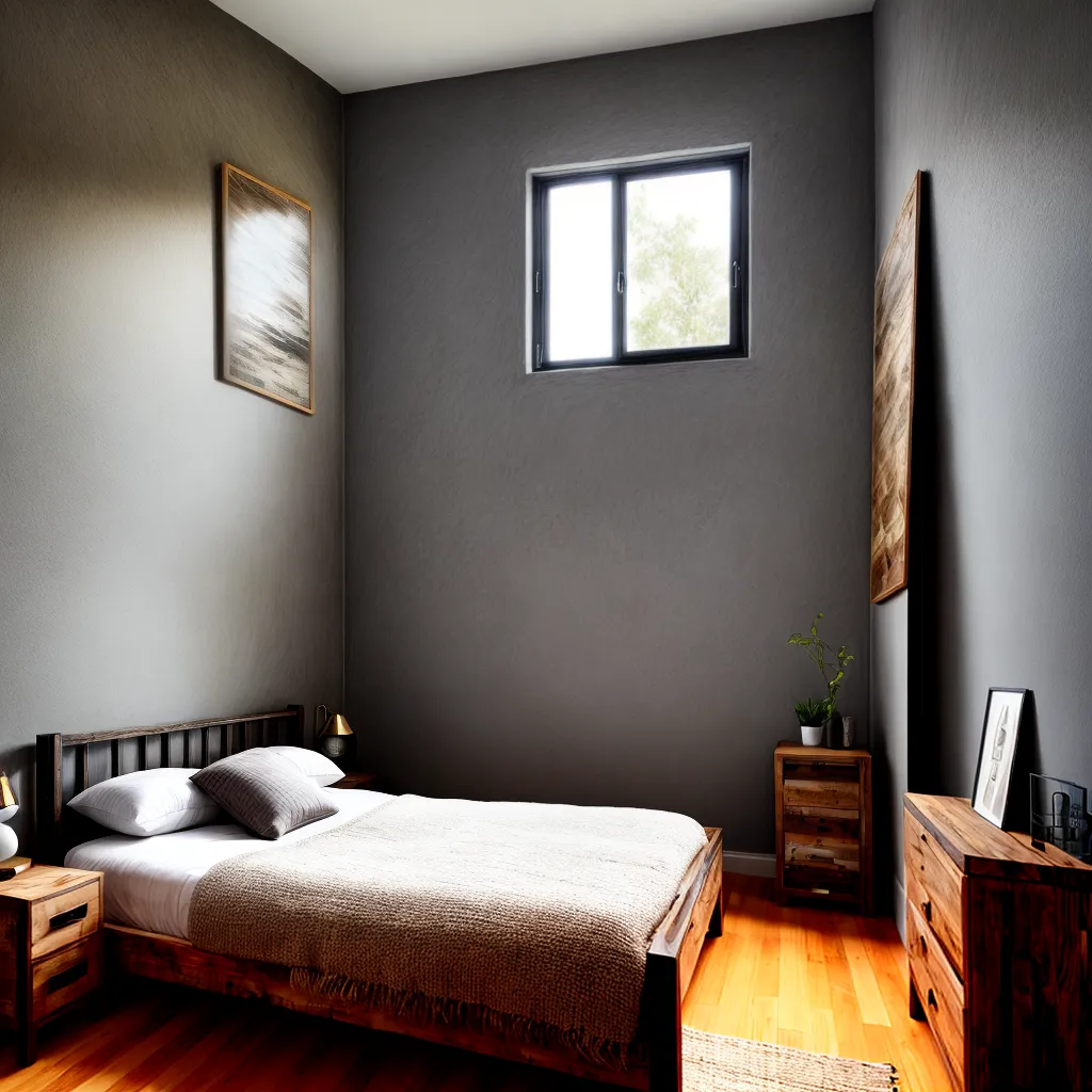 quarto acochoado madeira rustico