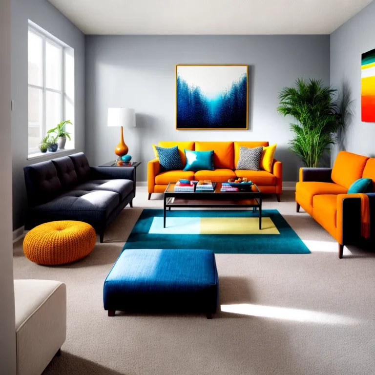 O poder das cores na decoração da sala