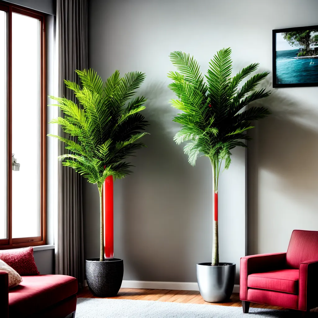 sala verde plantas acolhedora