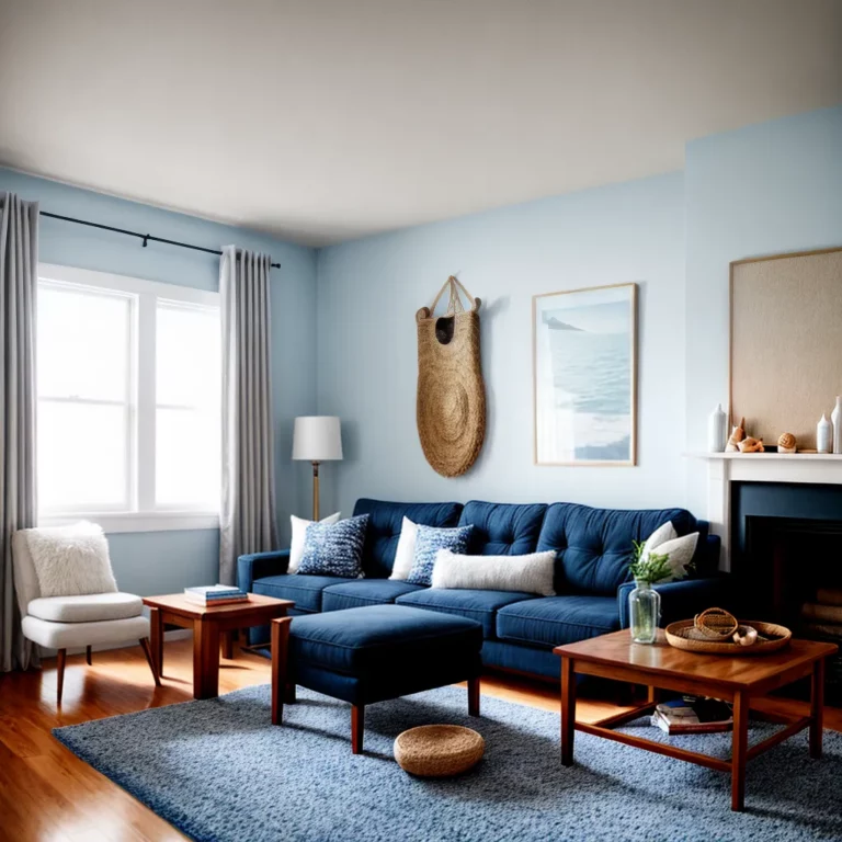 Decoração náutica para a sala