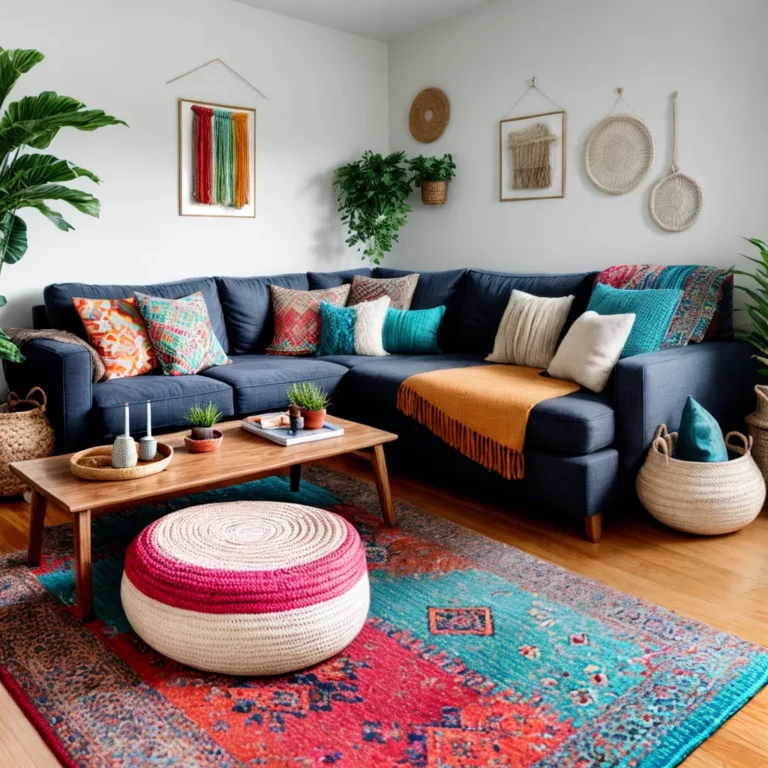 Decoração boho para a sala