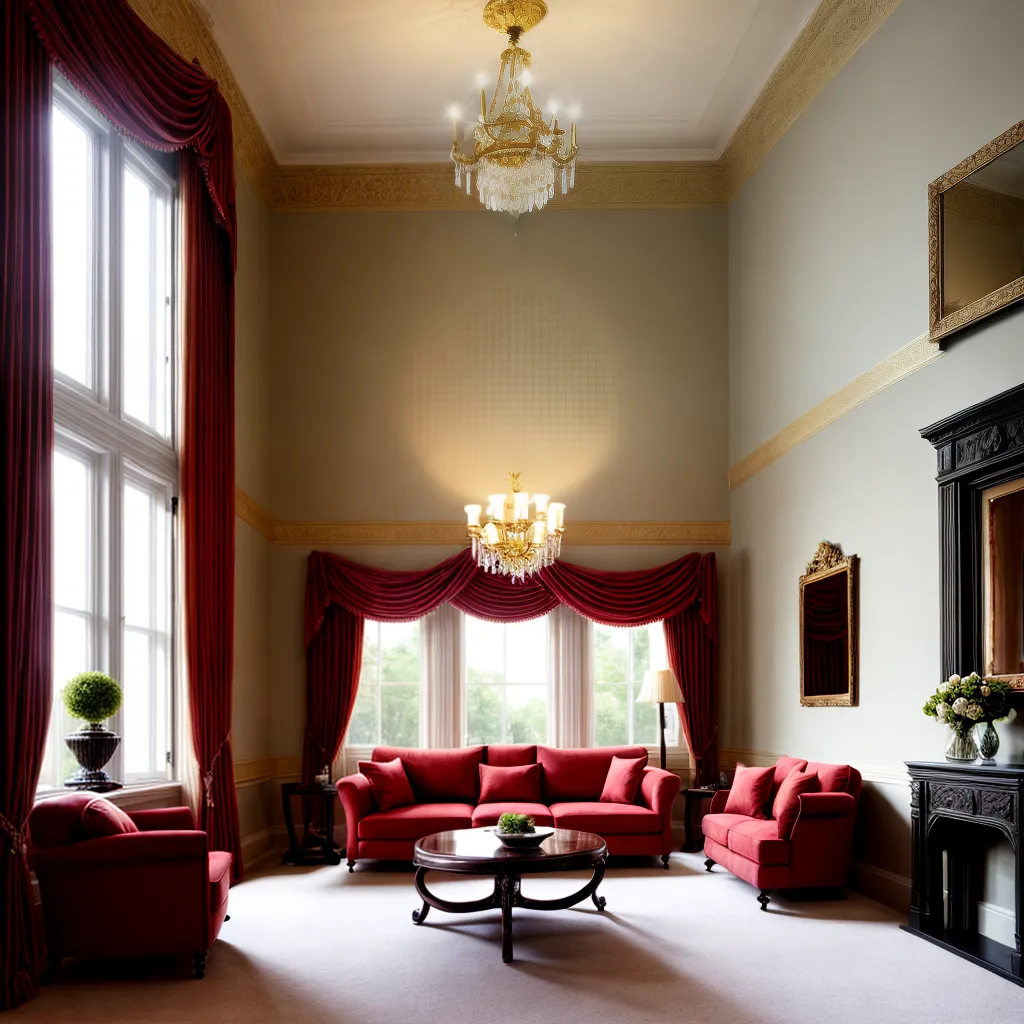 sala estar classica mobiliario elegante