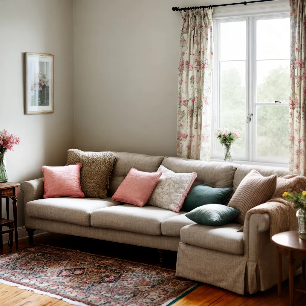 sala estar shabby chic vintage 2