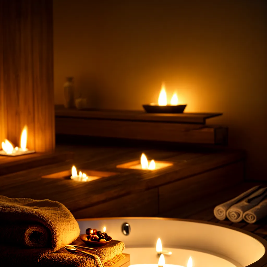 sala spa sauna luxo serenidade