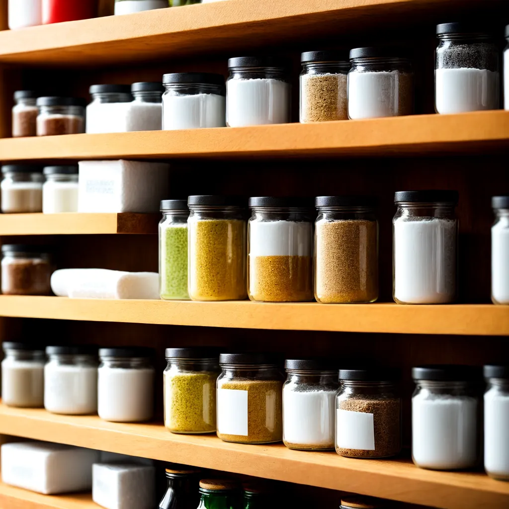 prateleira vidros produtos limpeza naturais