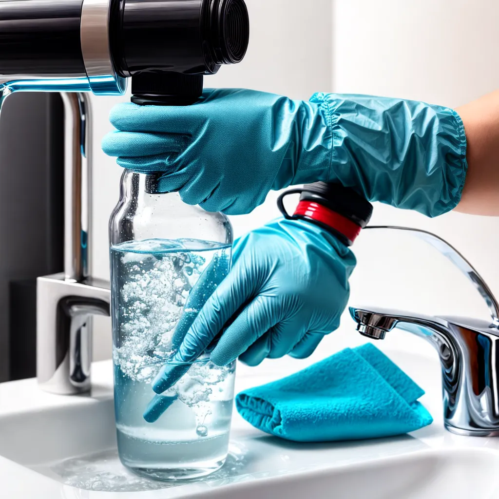 limpeza garrafa agua reutilizavel 1