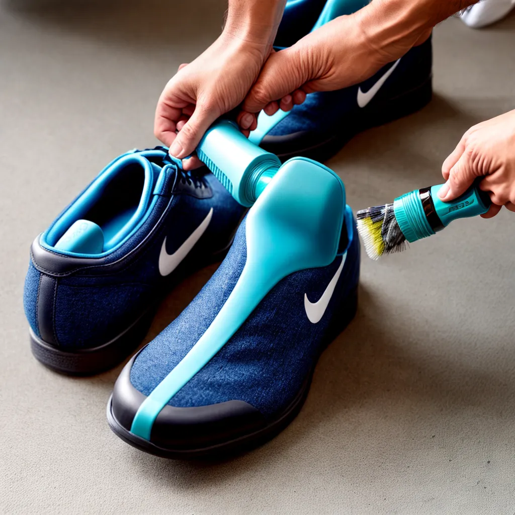 limpeza desinfeccao sapatos prontos uso
