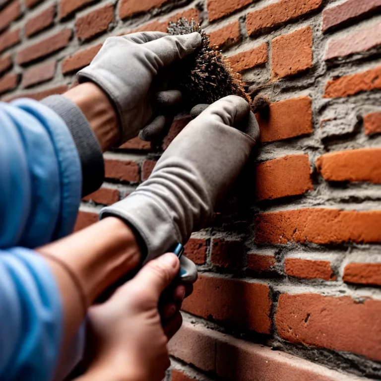 Dicas para limpar superfícies difíceis, como tijolos e pedras