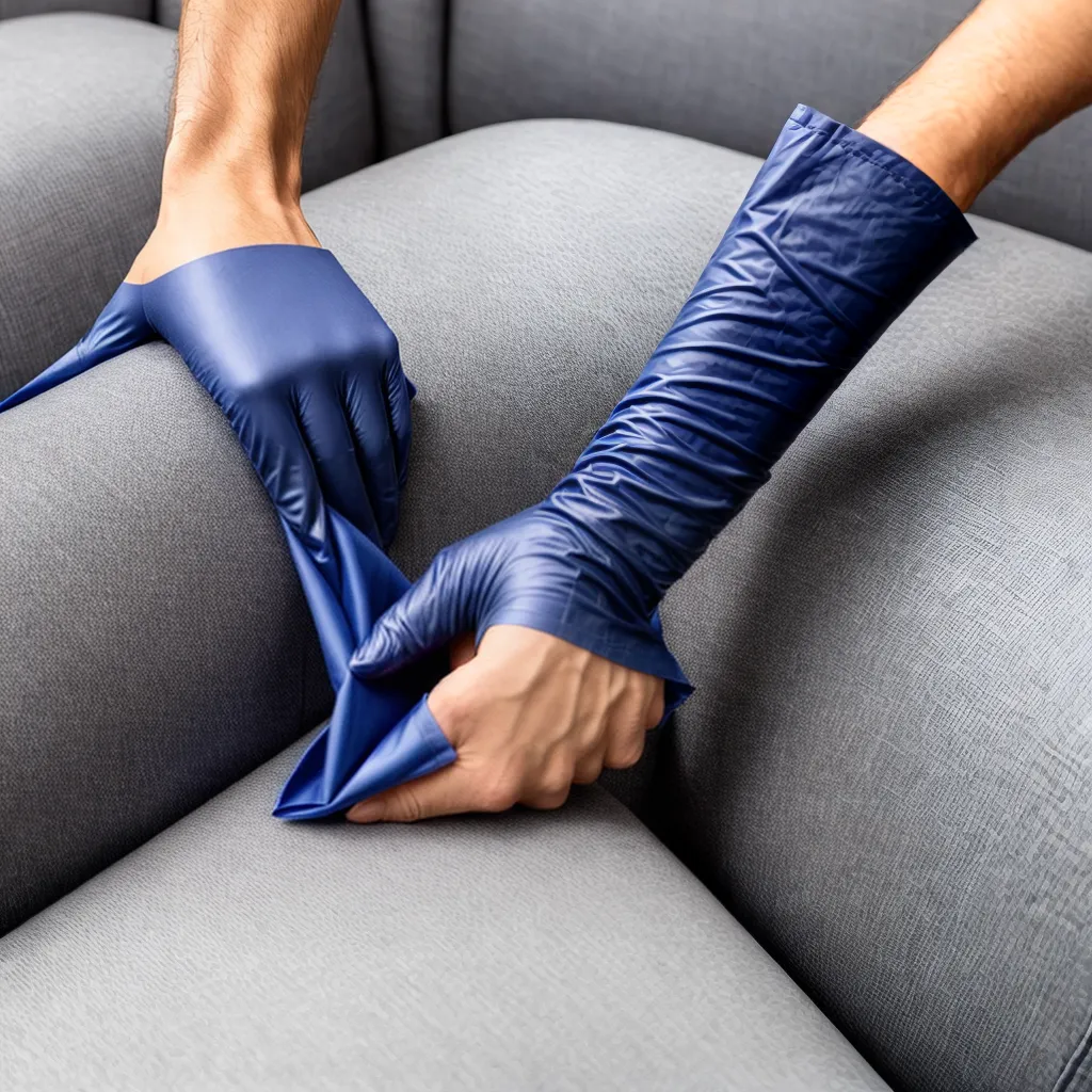limpeza sofa sintetico cuidado