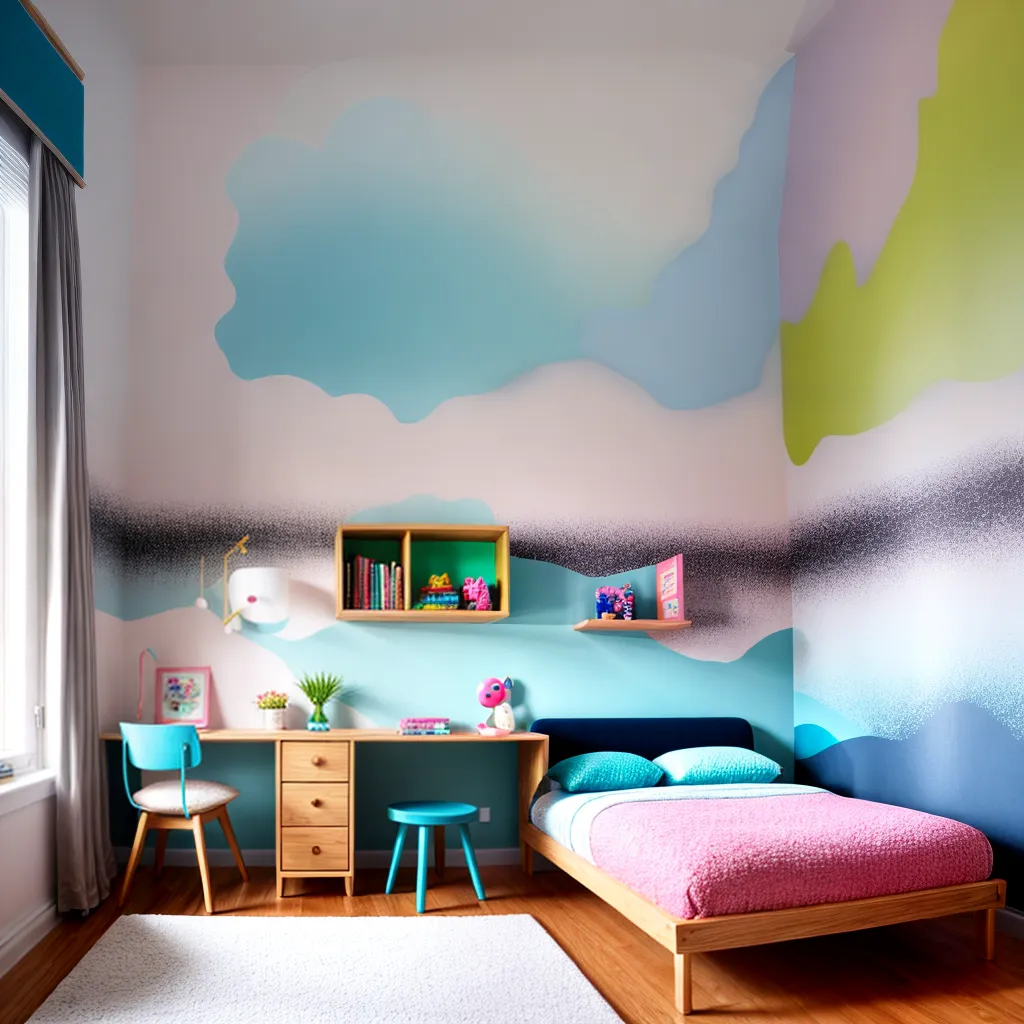 quarto infantil colorido organizado 2