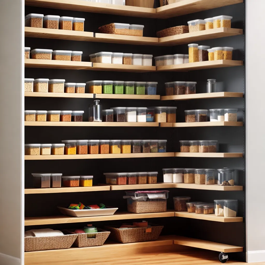 despensa organizada produtos limpeza 4
