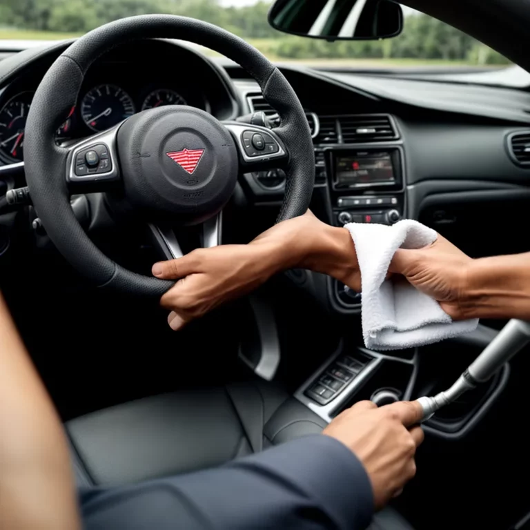 Como limpar e desinfetar o volante do carro